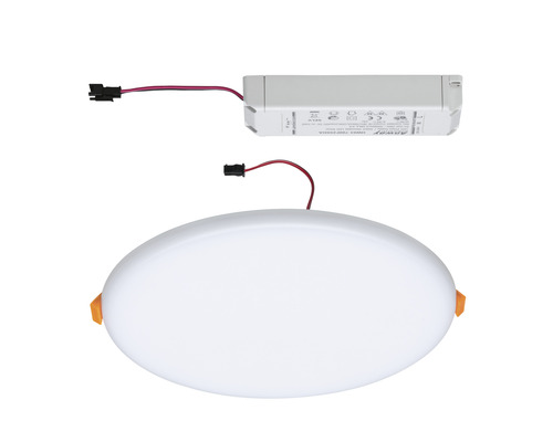 LED inbouwpaneel IP44 3-staps dimbaar 21W 1650 lm 3000K Ø 21,5 cm Inbouw Ø 0,45-19 cm Veluna VariFit satijn 230V