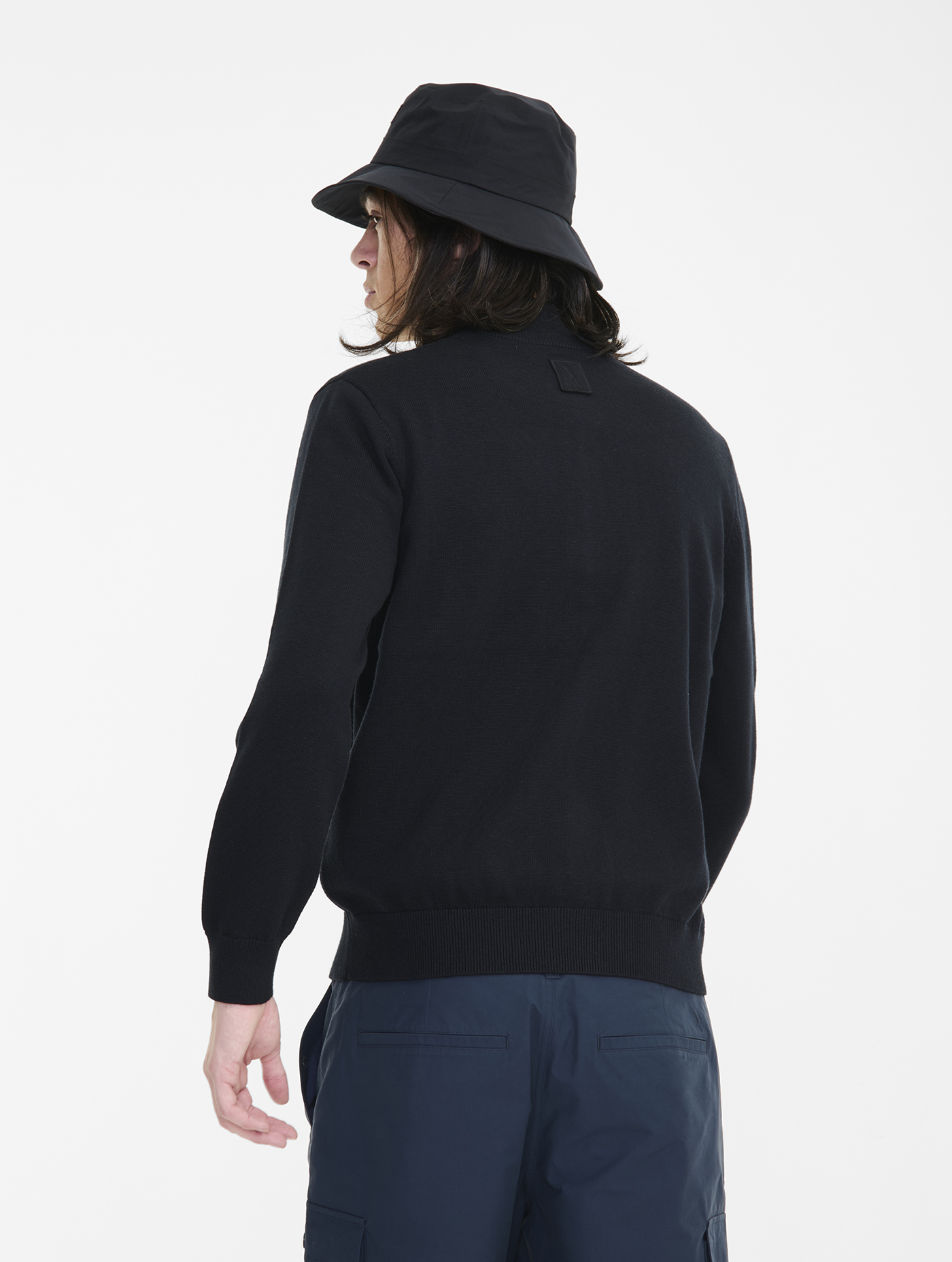 Pull à fermeture éclair NOIR