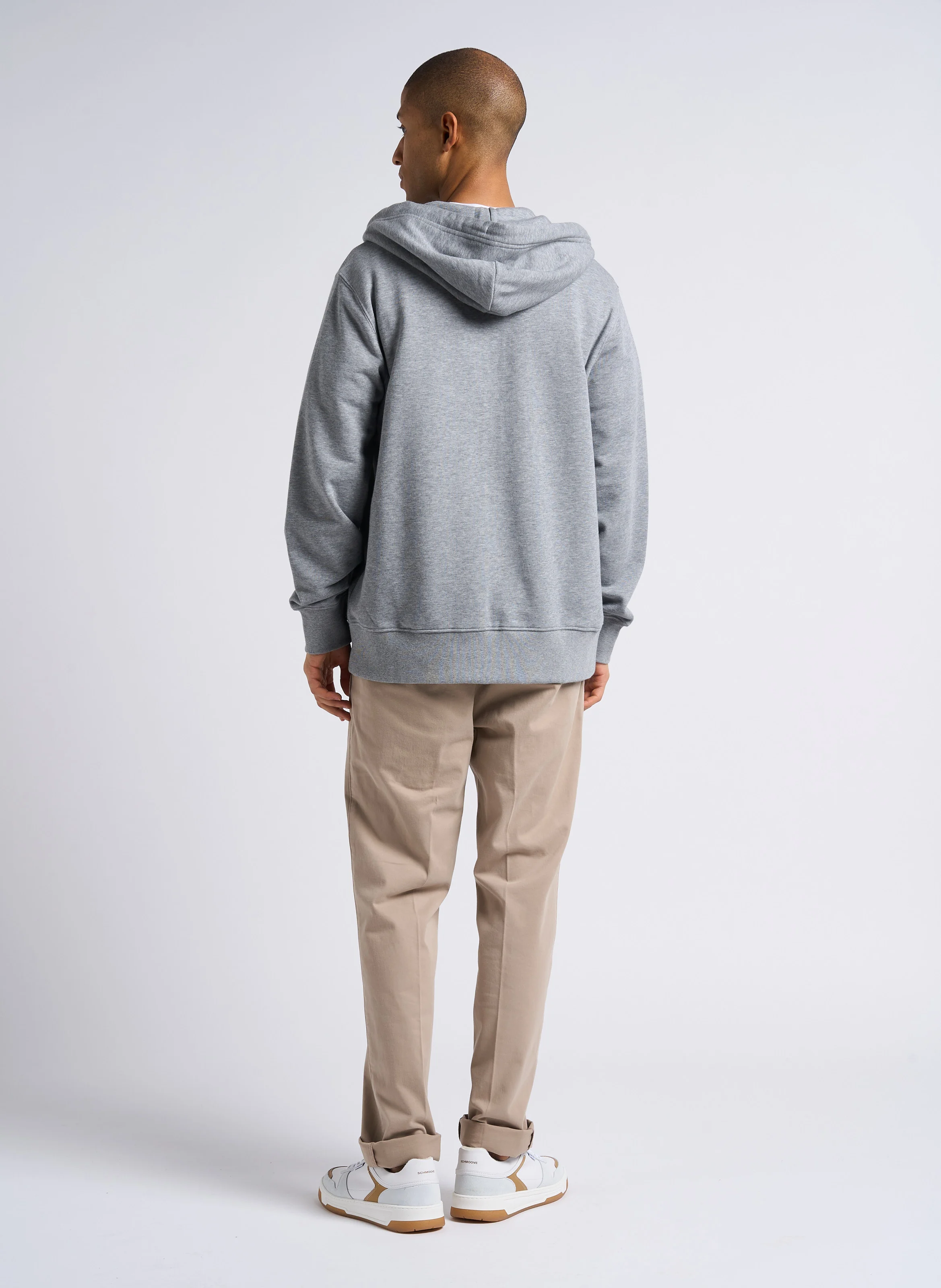 Pantalon à pinces regular-fit en coton | Beige