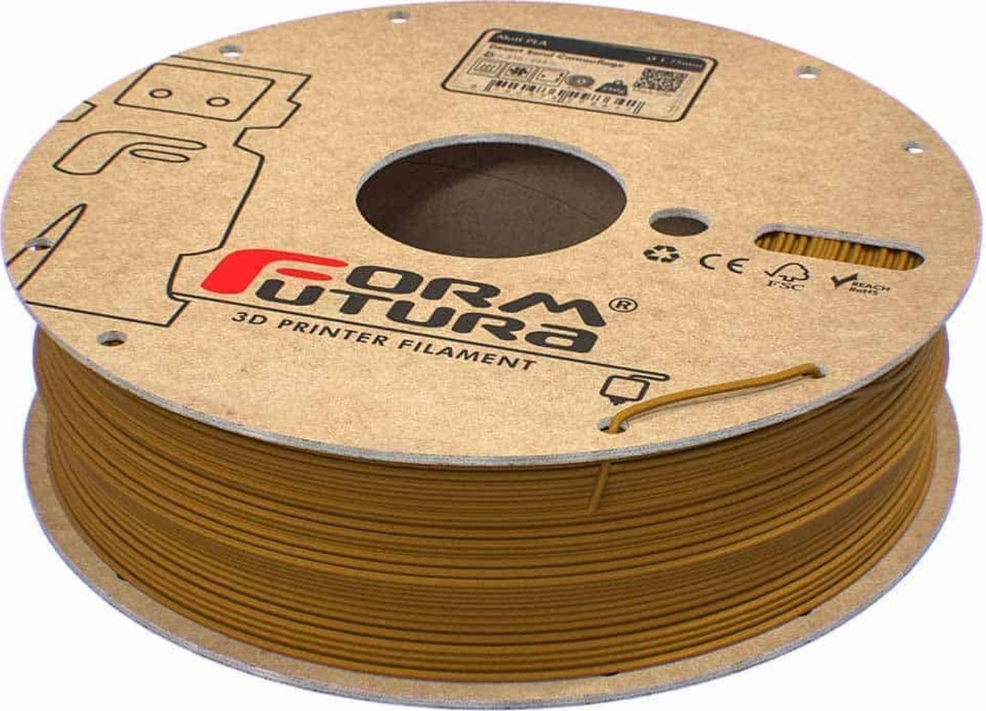 FormFutura  Matt PLA Desert Sand Camouflage, 1,75 mm / 750 g    Mattes PLA mit rauer Oberfläche und feinen Details