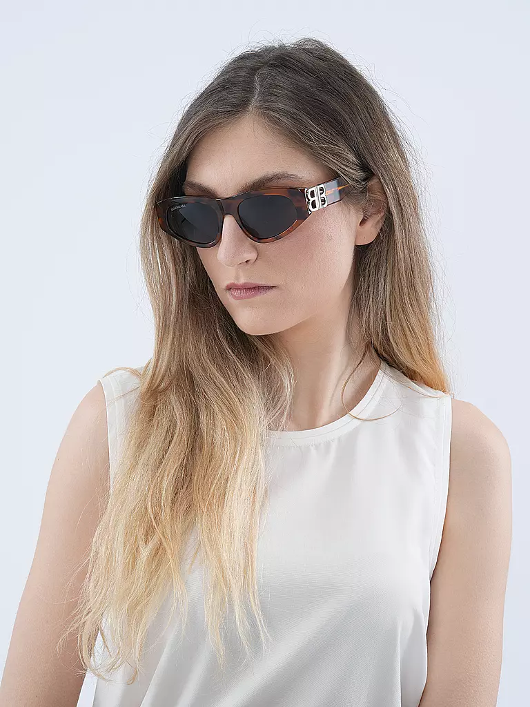 BALENCIAGA Sonnenbrille BB0095S braun