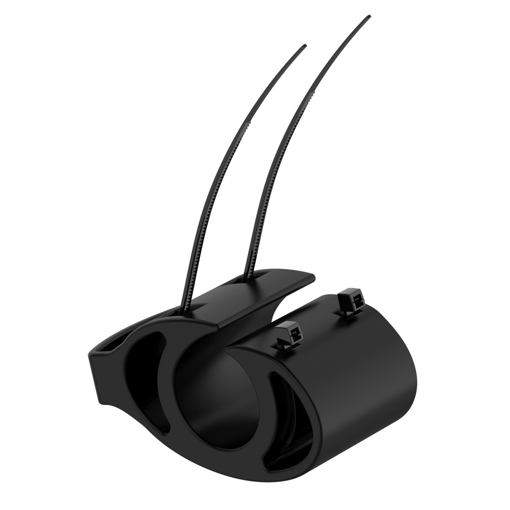 Universal Smart Watch Fahrrad Velo Bike Lenkstangen Silikon Halterung (Apple / Fitbit / Samsung / Huawei / Garmin) - Schwarz