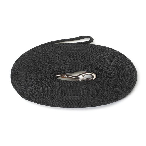 Guia de adestramento para cães Ancol, em nylon preto.