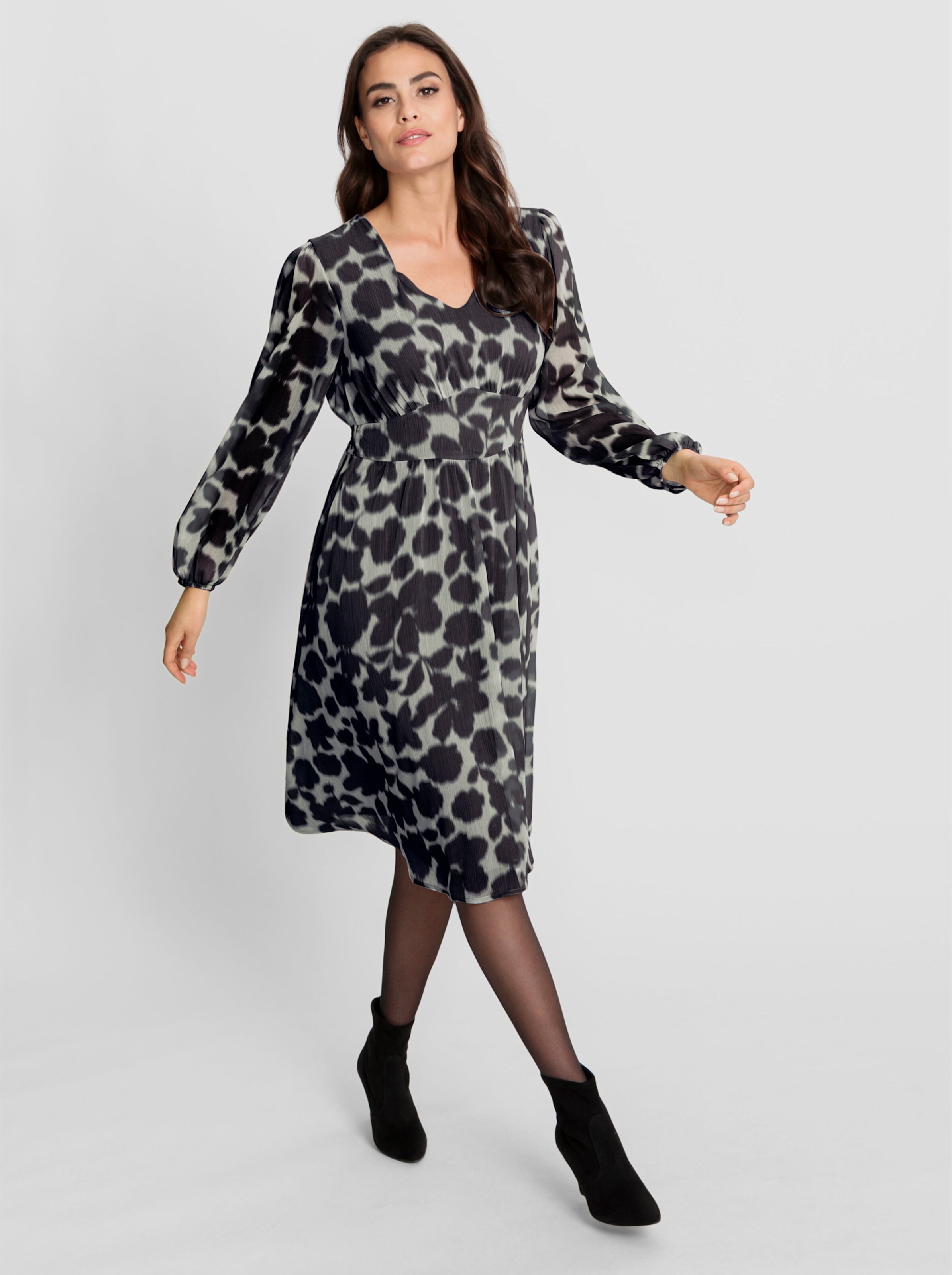 Druck-Kleid