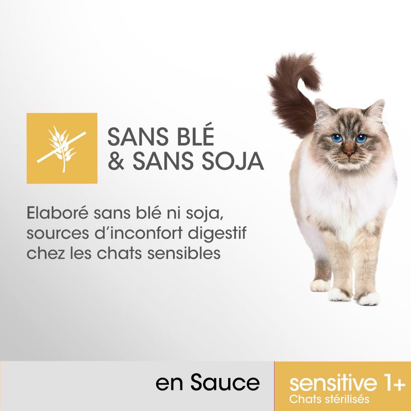 PERFECT FIT Sensitive 1+ Chats stérilisés