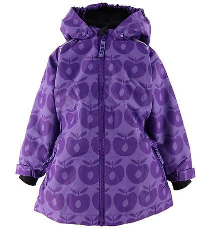 Sm?folk Vinterjakke - Purple Heart m. ?bler