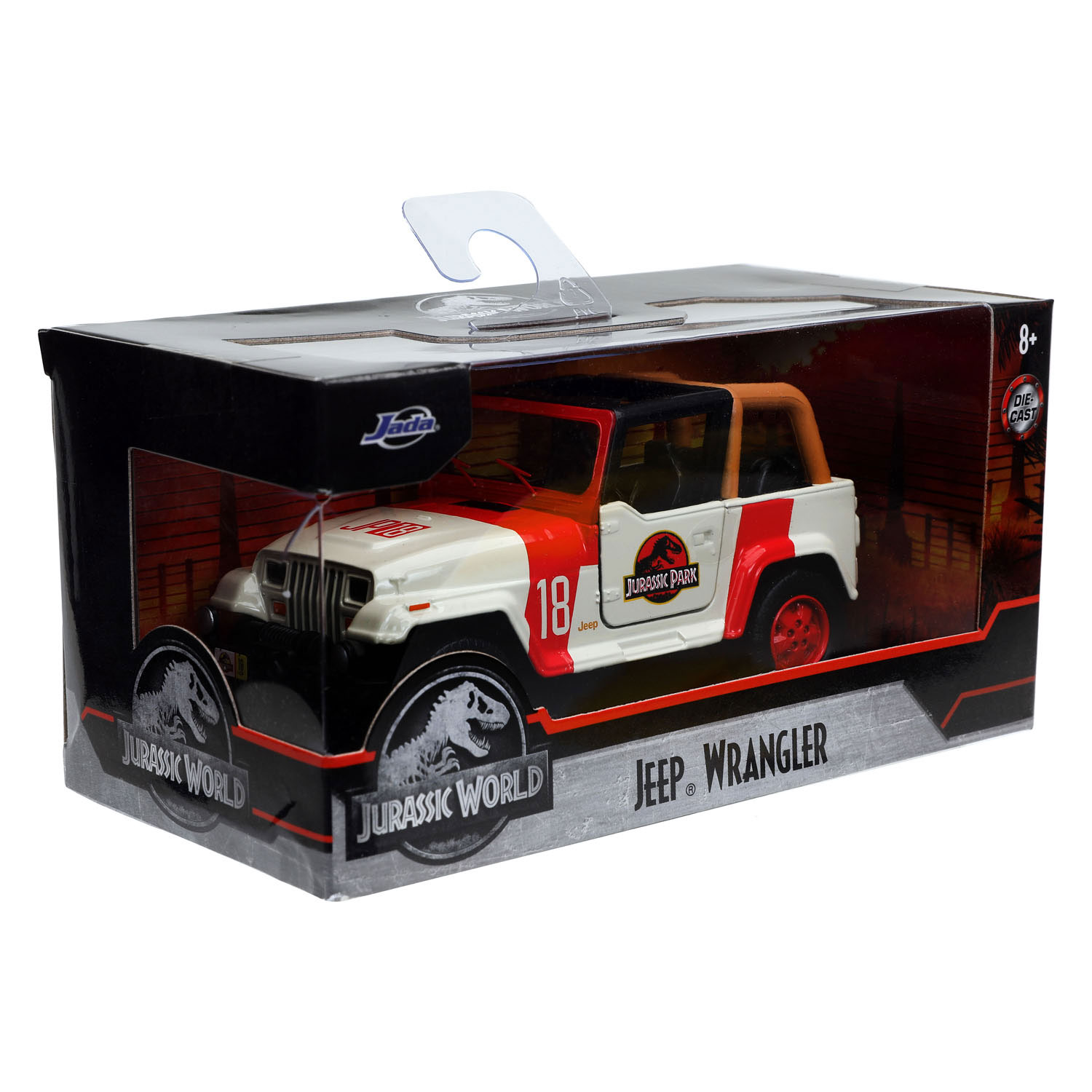 Jada Die-Cast Jurassic World Jeep Wrangler 1:32