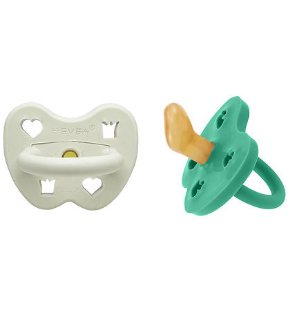 Hevea Schnuller - 3-36 Mt. - 2er-Pack - Naturgummi - Nord Light