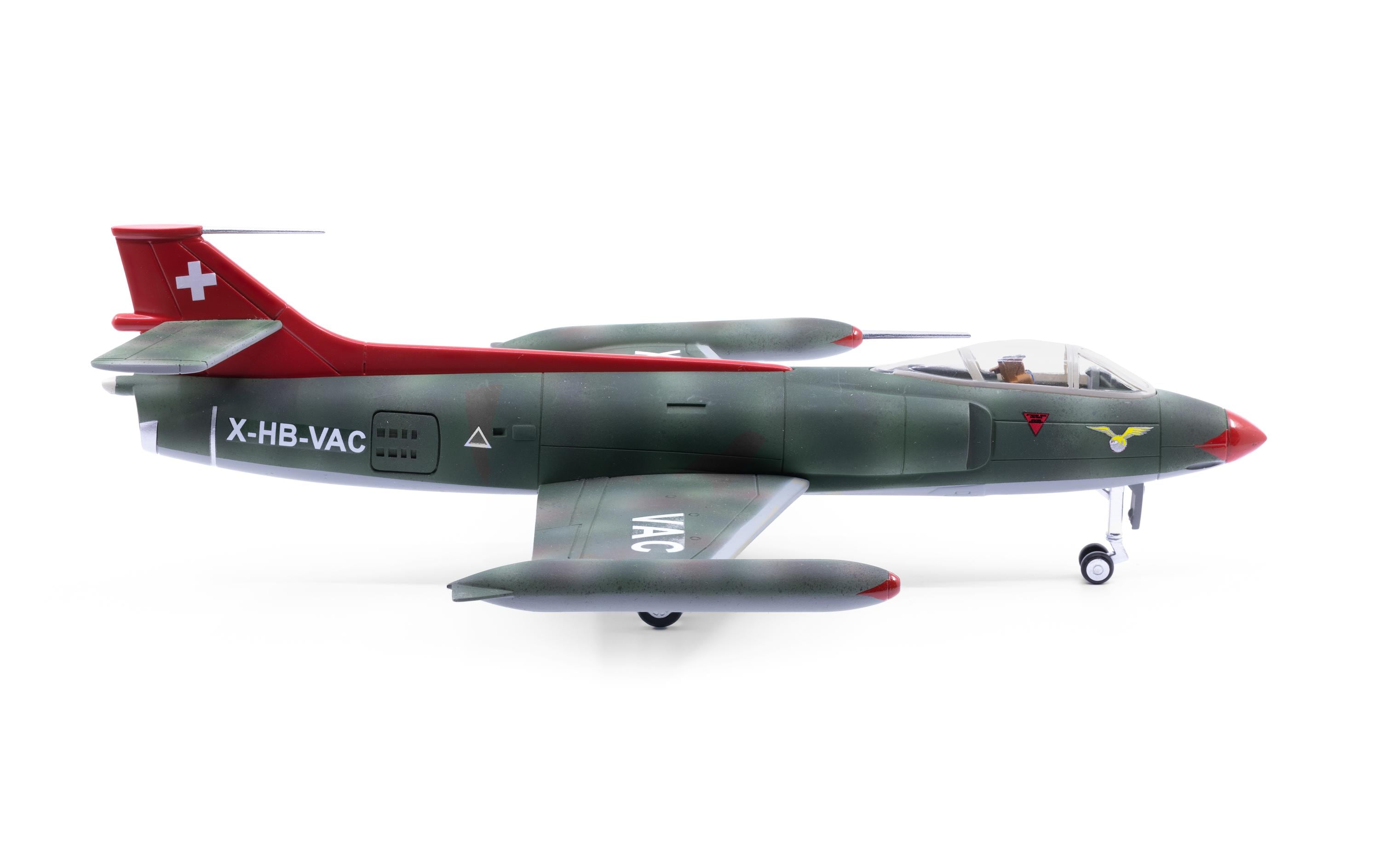 FFA P-16 Jet X-HB-VAC Camo 1:72<br>Sammlermodell des legendären Schweizer Prototypen-Kampfflugzeugs