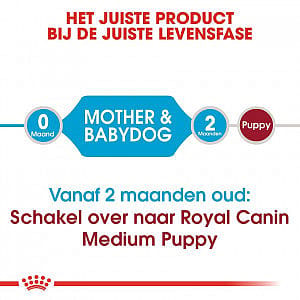 ROYAL CANIN® Medium Dog Starter 10-25Kg 12kg - Hondenvoer voor een middelgrote, drachtige of zogende teef en haar pups