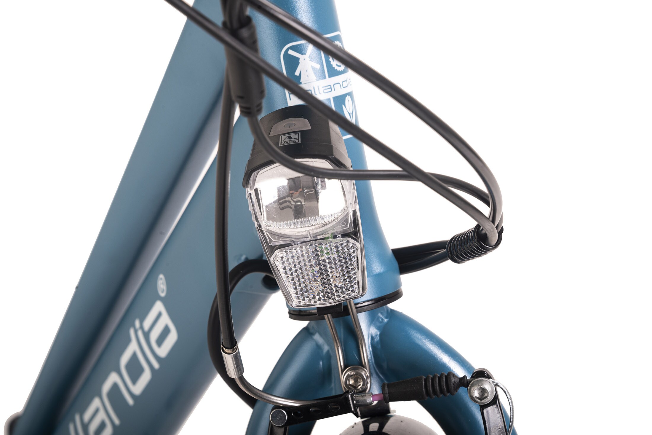 Hollandia E-Citybike Damen 28'' Optima Basic Blau 7 Gänge