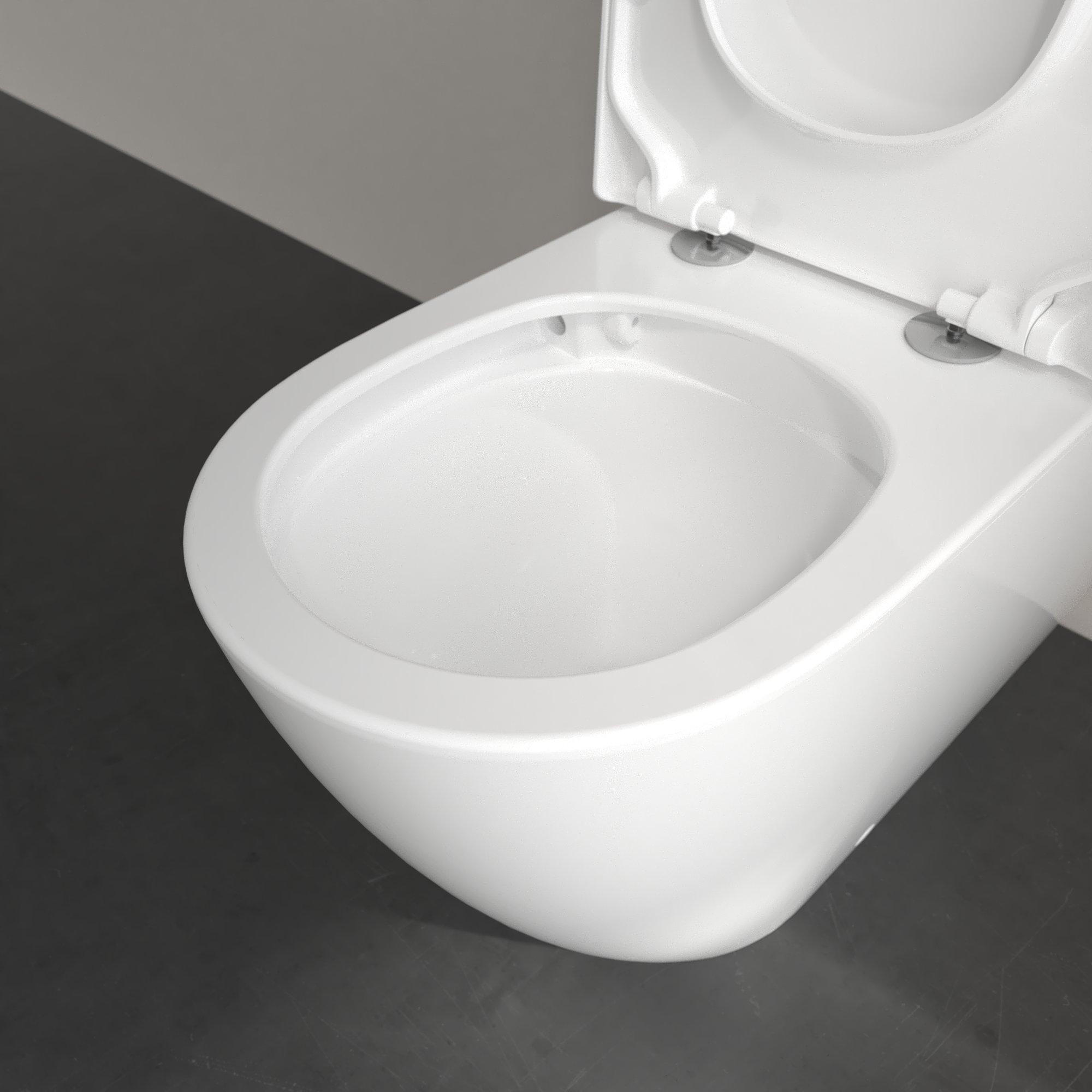 Villeroy & Boch Subway 3.0 randloos duoblok toilet CeramicPlus met TwistFlush wit glans