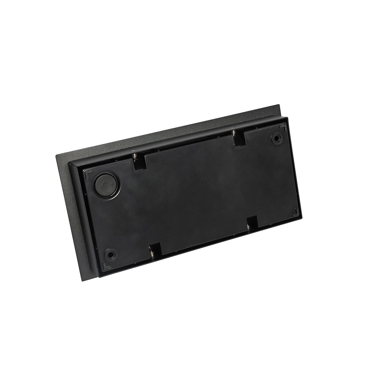 Buiten wandlamp zwart incl. LED 2-lichts bewegingssensor- Simon