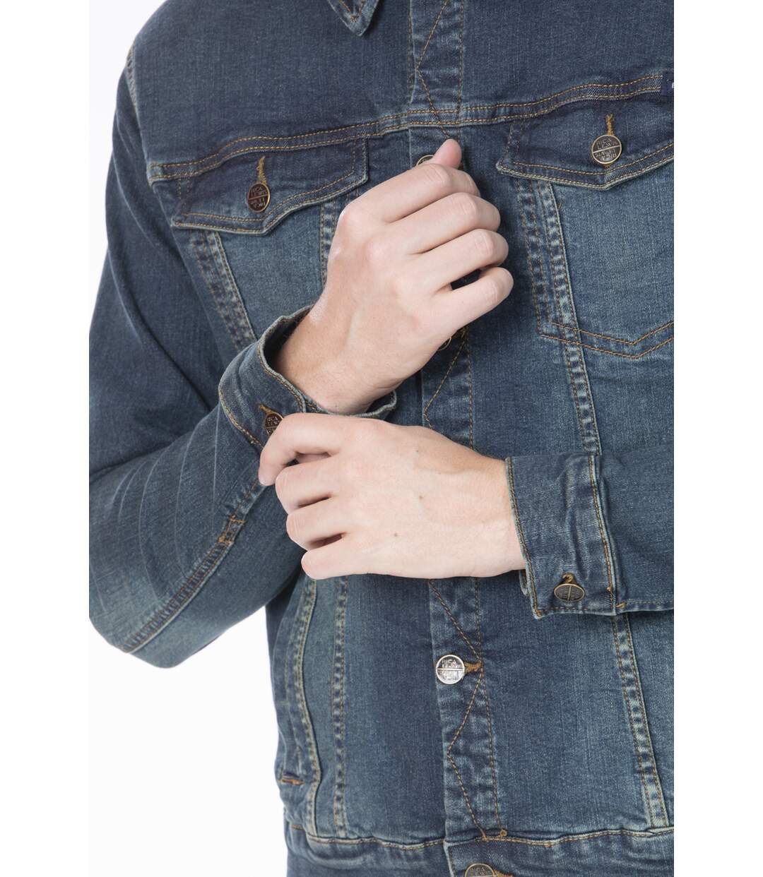La veste en jeans stretch coupe ajustée FAITH DENIM