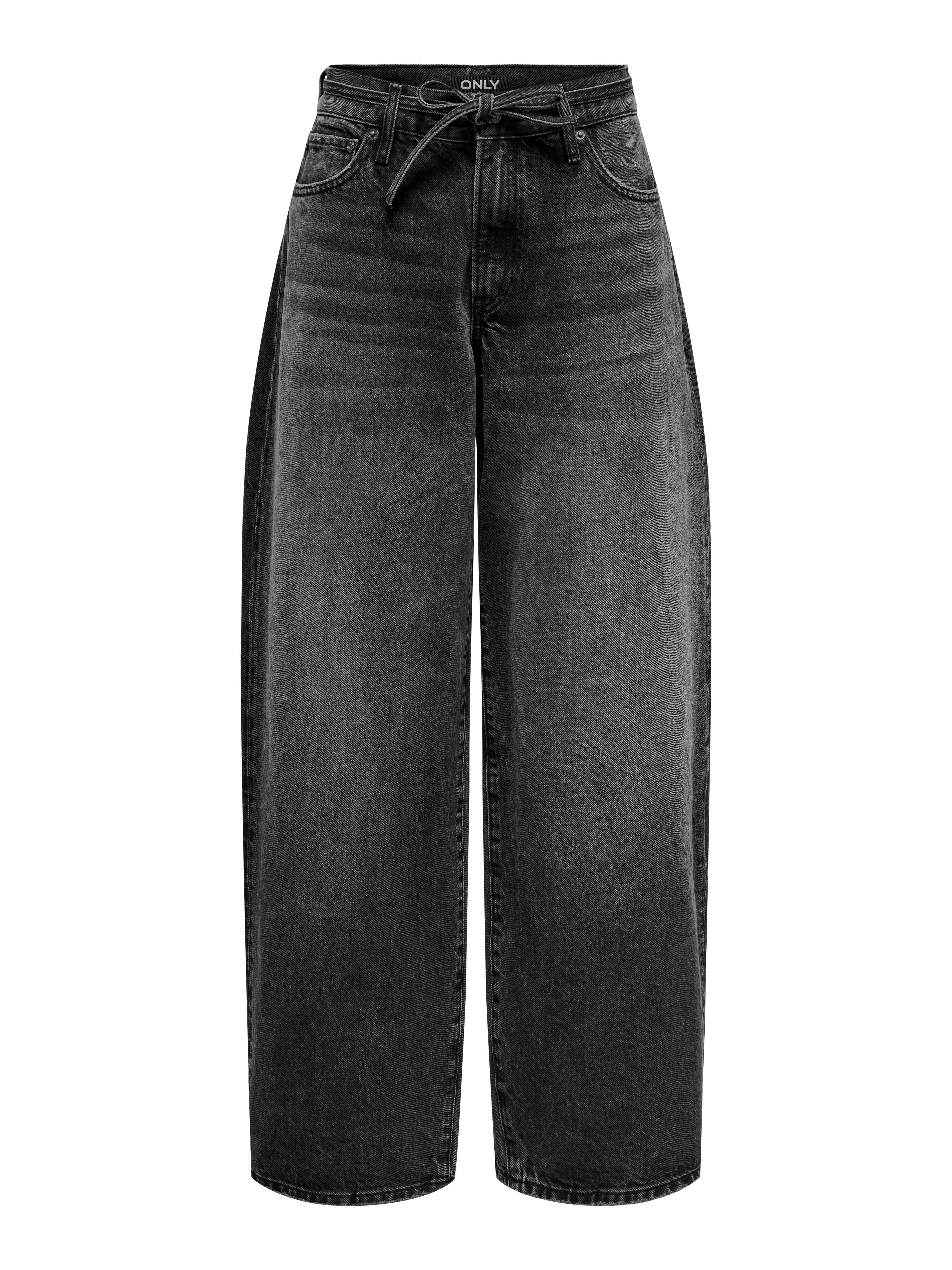 ONLGIANNA Mittlere Taille Ballon Schnitt Jeans Washed Black