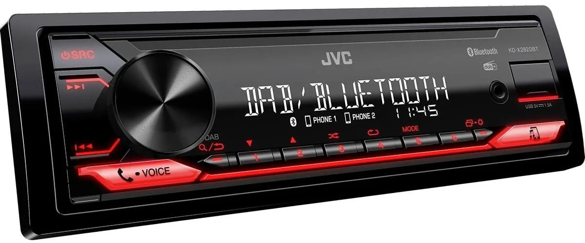 JVC KD-X282DBT Autoradios