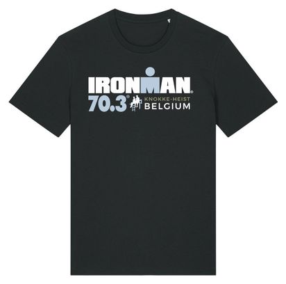 T-Shirt Manches Courtes Ironman 70.3 Belgium Noir Homme