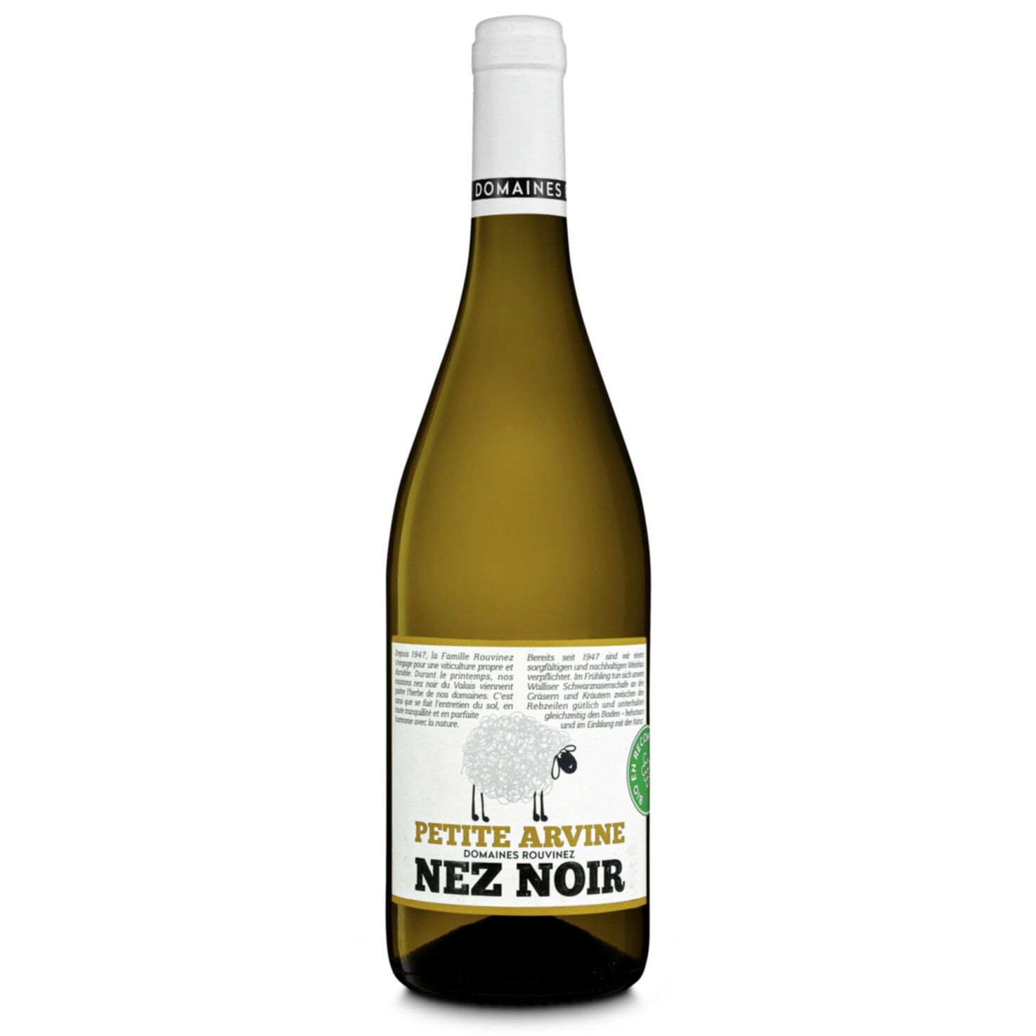 Valais AOC Petite Arvine Nez Noir Rouvinez -75cl