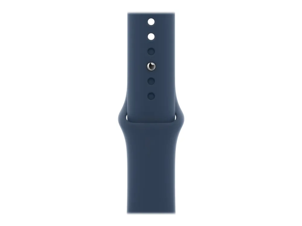 [OUTLET] - Apple Watch Series 7 (GPS) - 41 mm - blå aluminium - smart ur med sportsbånd - fluoroelastomer - afgrundsblå - båndstørrelse: Almindelig - 32 GB - Wi-Fi, Bluetooth - 32 g
