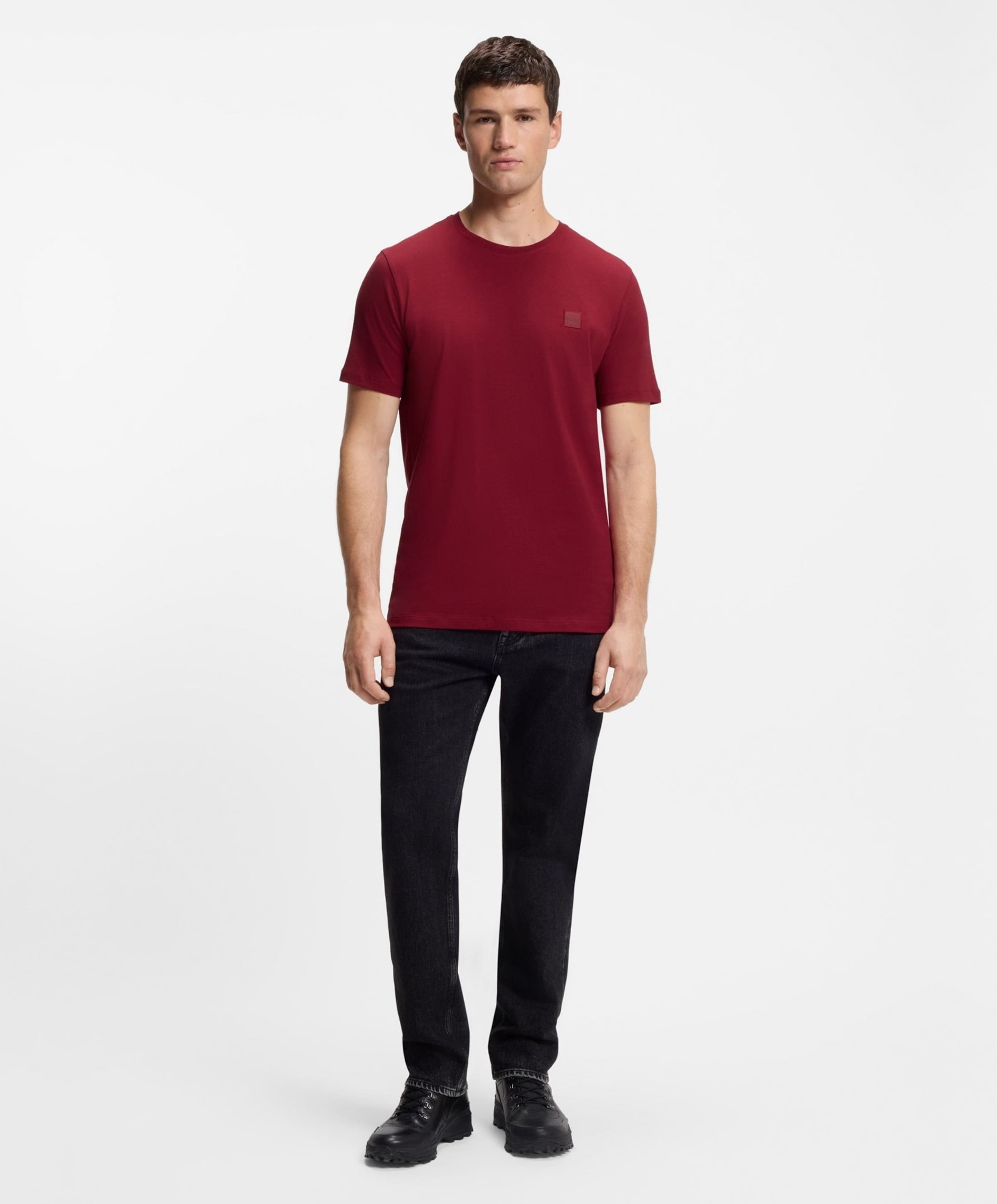 Boss Orange Heren T-shirt rood