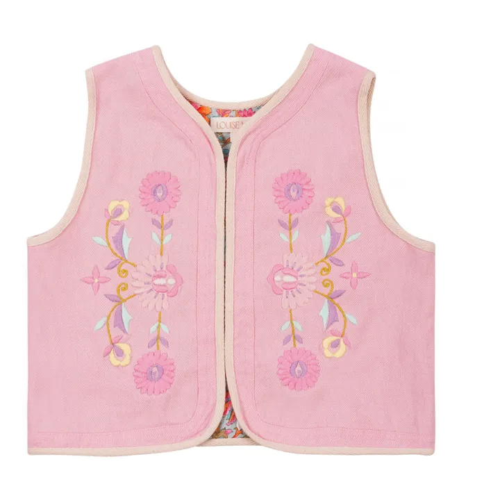 Louise Misha Gilet Sans Manches Réversible Atlana | Rose