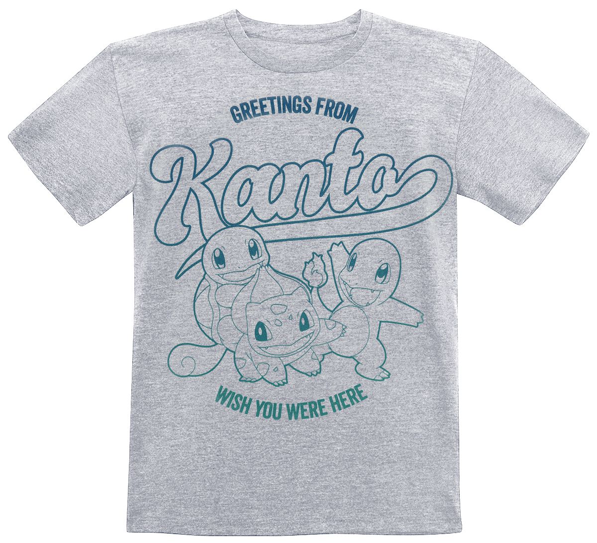 Enfants - Greetings From Kanto | Pokémon T-shirt