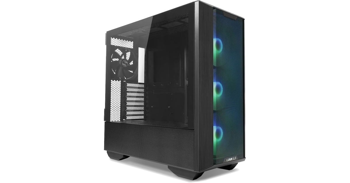 Lian LiLANCOOL III RGB midi tower behuizing  (Zwart | 2x USB-A | 1x USB-C | RGB | Tempered Glass)