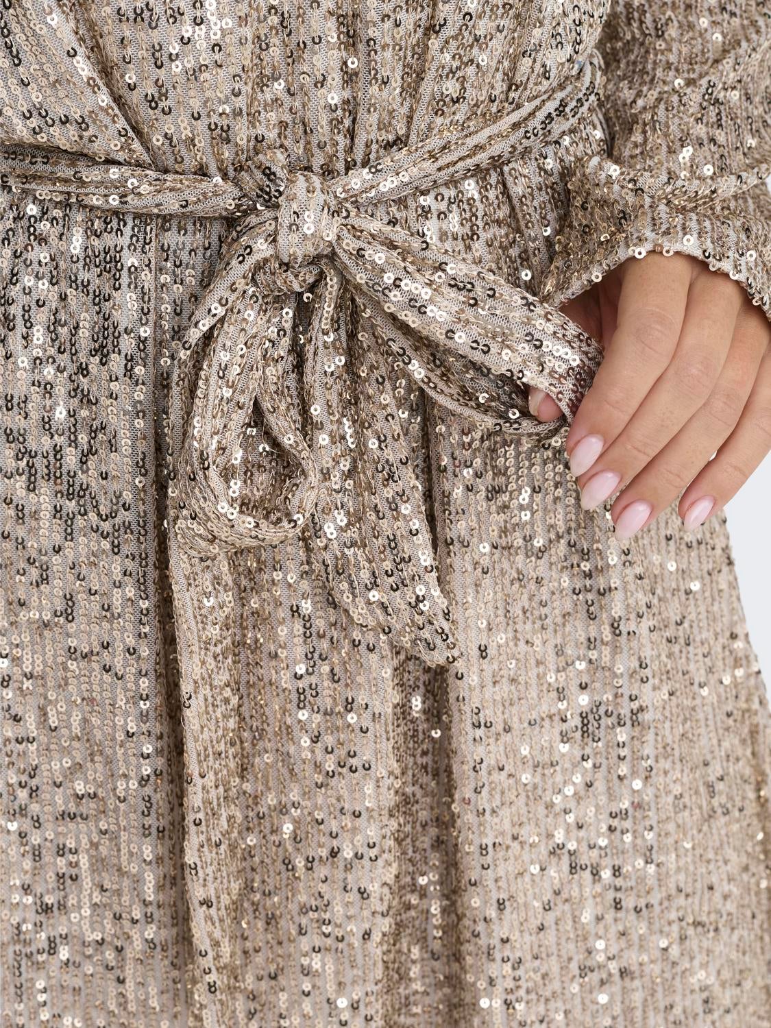 ONLANA Kurzes Kleid Pumice Stone