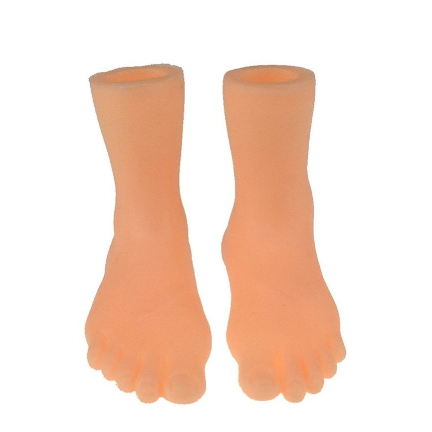 (2er Set) Tiny Feets Lustige Spielzeug Fingerpuppe Mini Füsse Scherzartikel