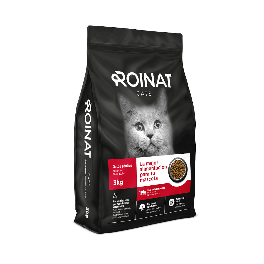 Ração para Gatos Adultos Roinat Cat com Frango