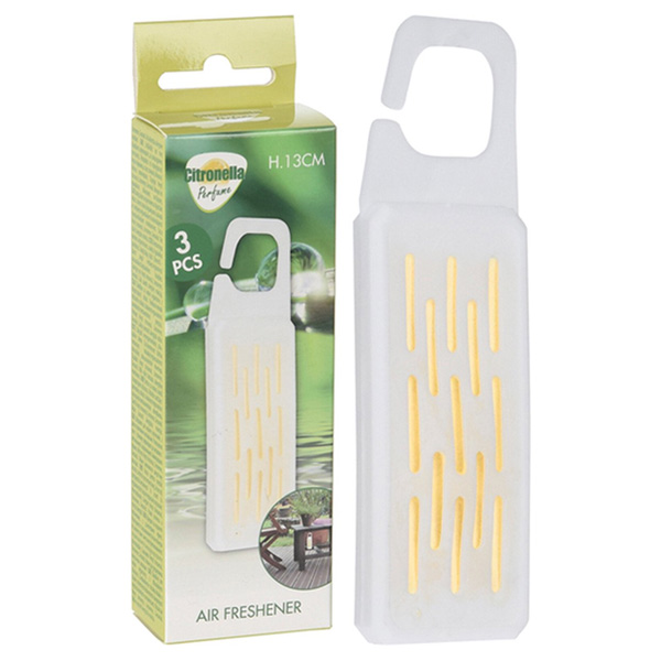Diffuseur désodorisant à la citronnelle anti-moustiques - Lot de 3