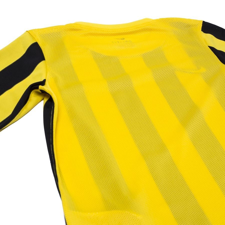 Nike Maillot Dri-FIT Striped Division IV - Jaune/Noir/Blanc Manches Longues Enfant
