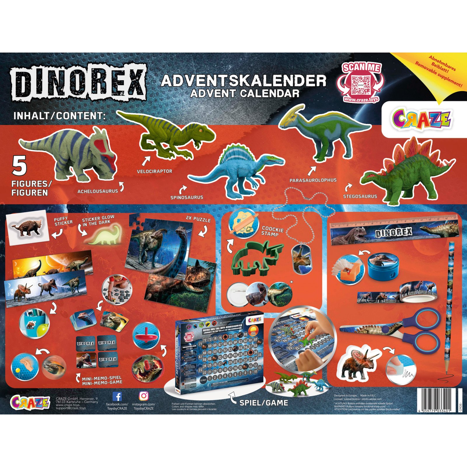 Adventskalender Dino