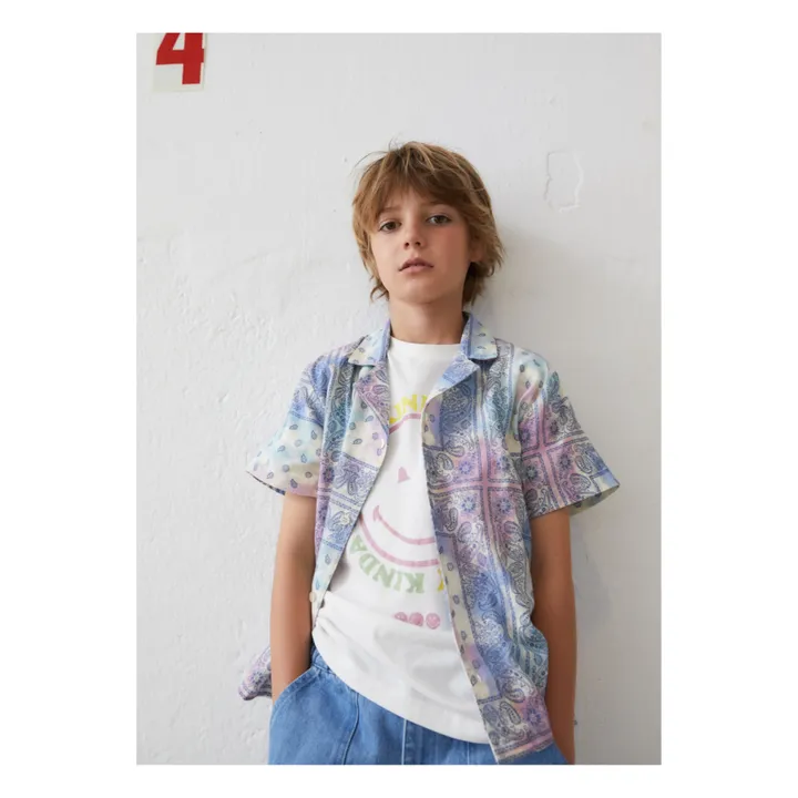 the new society T-Shirt Rolling | Blanc