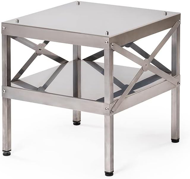 KAISER COMPANY - Tragbare Edelstahl Basis für Räucherschränke und Räuchern Zubehör für die Modelle 80 und 125 - elektrisch und auch mit Holzbefeuerung
