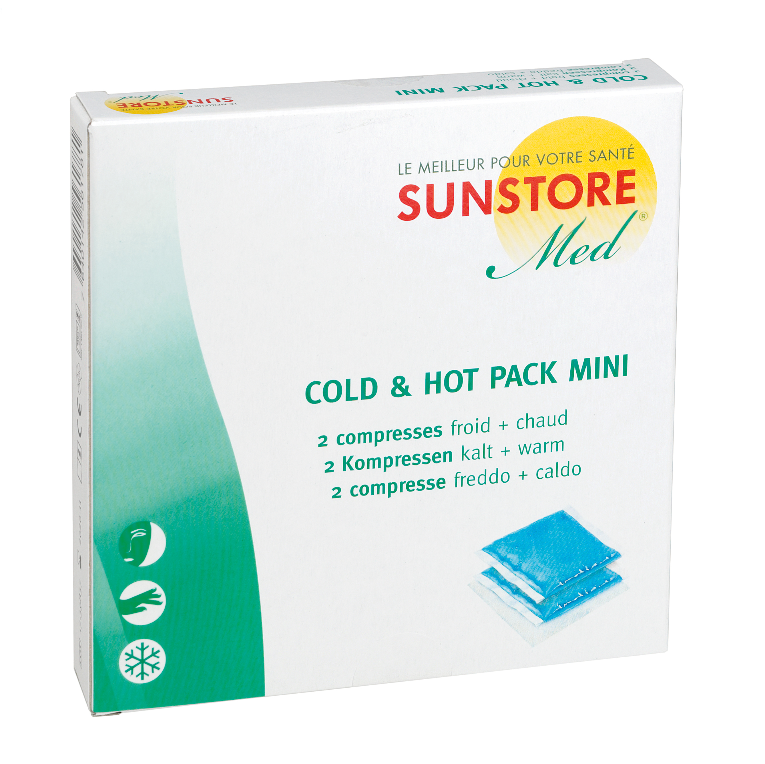 Sun Store Cold & Hot Pack<br>2 Stück, 10x10cm, Mini