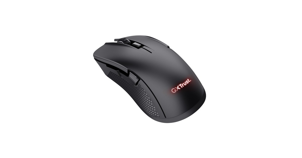 TrustGXT 923  Ybar Wireless gaming muis  (Zwart, RGB, 7200 dpi)