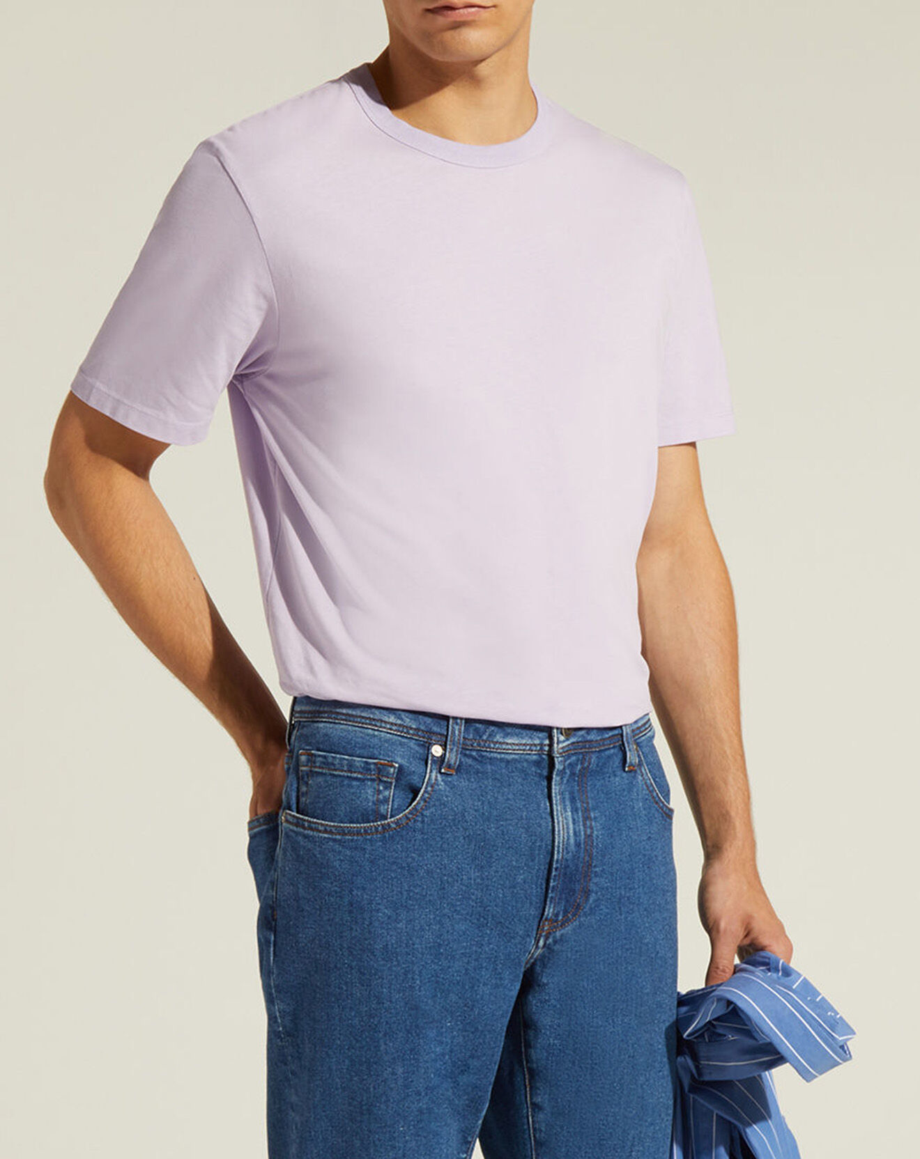 Galeries Lafayette T-Shirt Tishdye violet clair