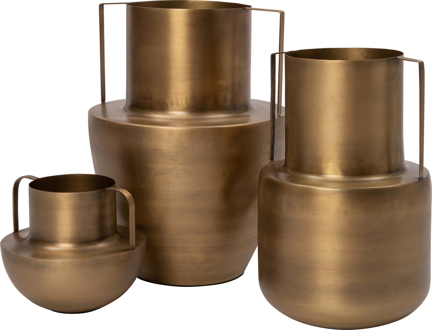 Intratuin vaas Zev goud D 32 H 42 cm