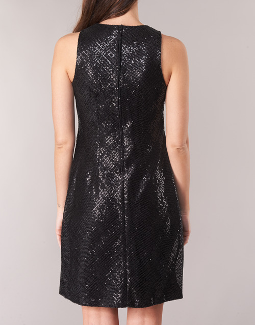 Lauren Ralph Lauren - SEQUINED SLEEVELESS DRESS Negro