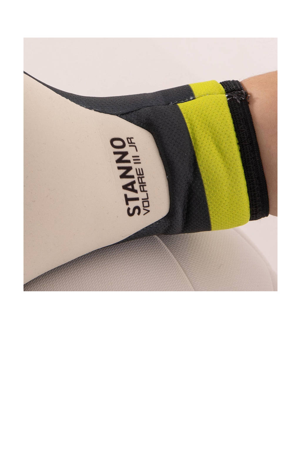 Juniorkeepershandschoenen grijs/wit/geel