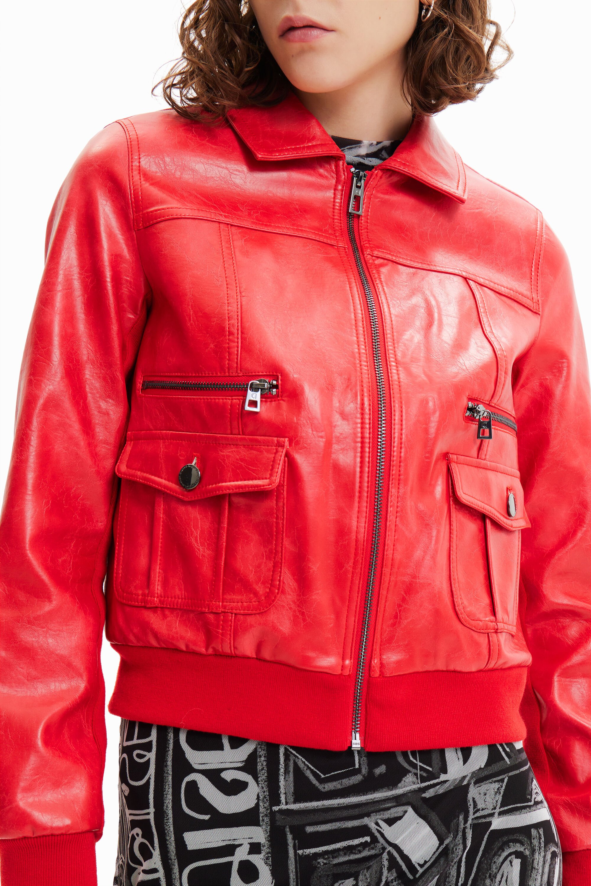 Veste rétro poches