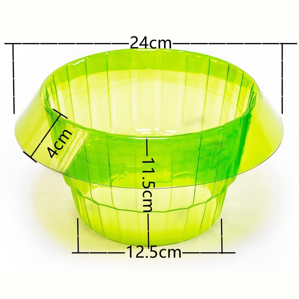 (10er Set) 11.5x24cm Salatring Schneckenkragen Garten Schnecken Barriere Salat Schutz