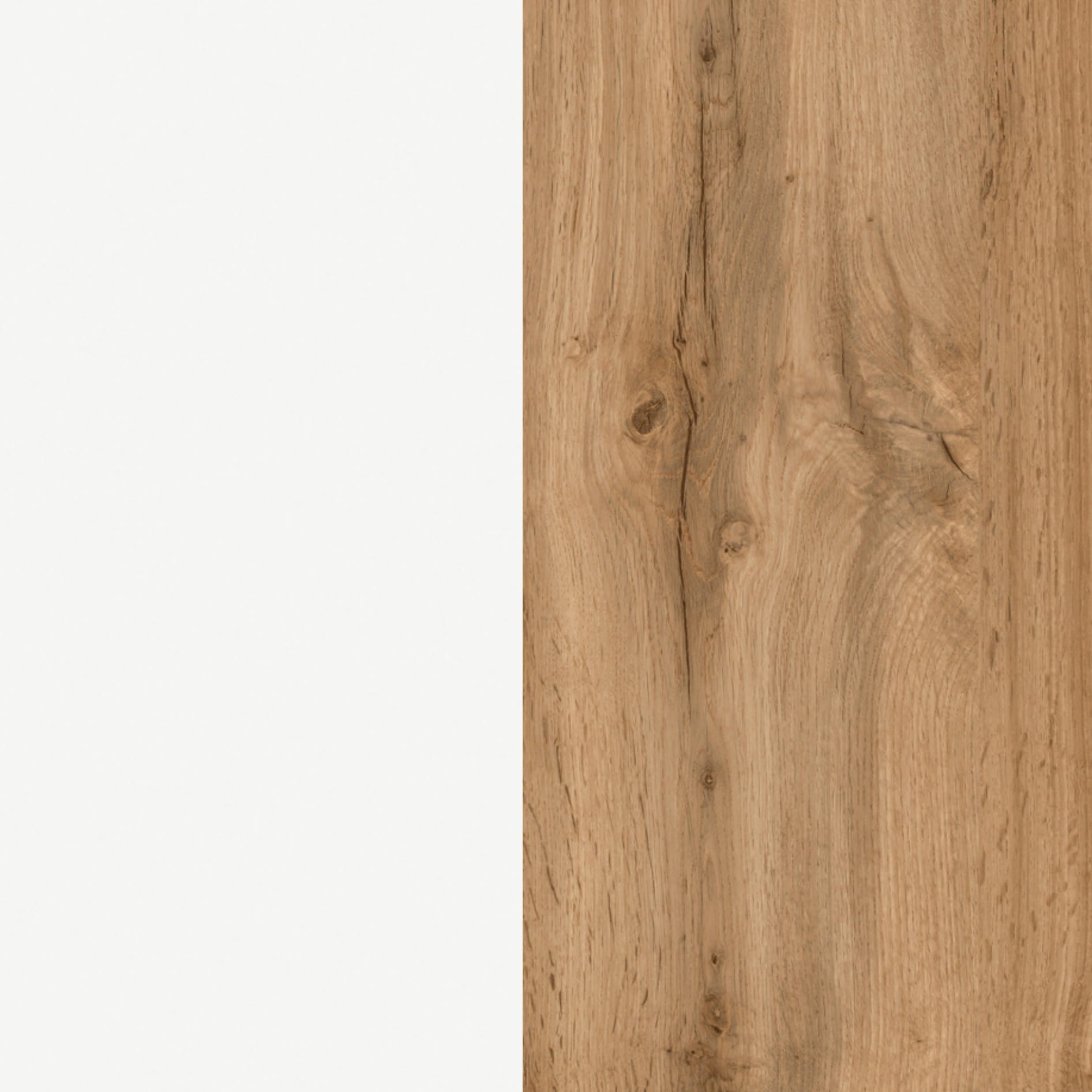 Midischrank Gent weiß/braun B/H/T 40x130x35 cm