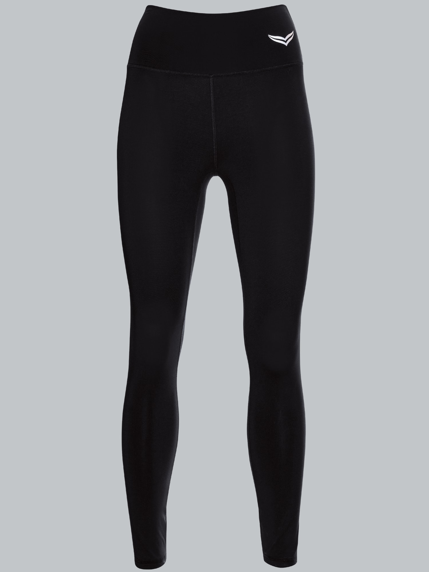 Sportleggings mit hohem Bund Schwarz