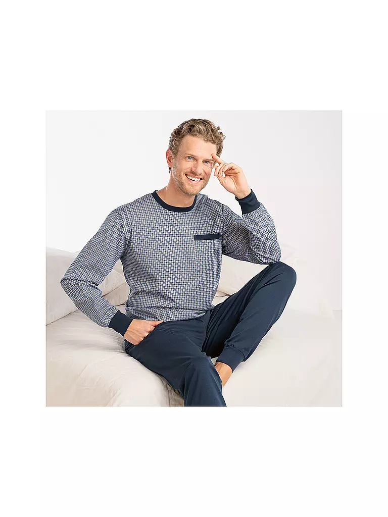 ISA Pyjama  blau