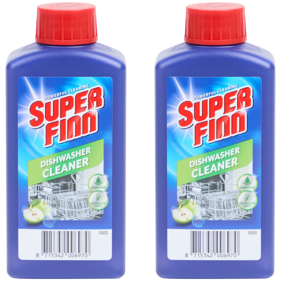 Superfinn vaatwasmachinereiniger 2 x 250 ml