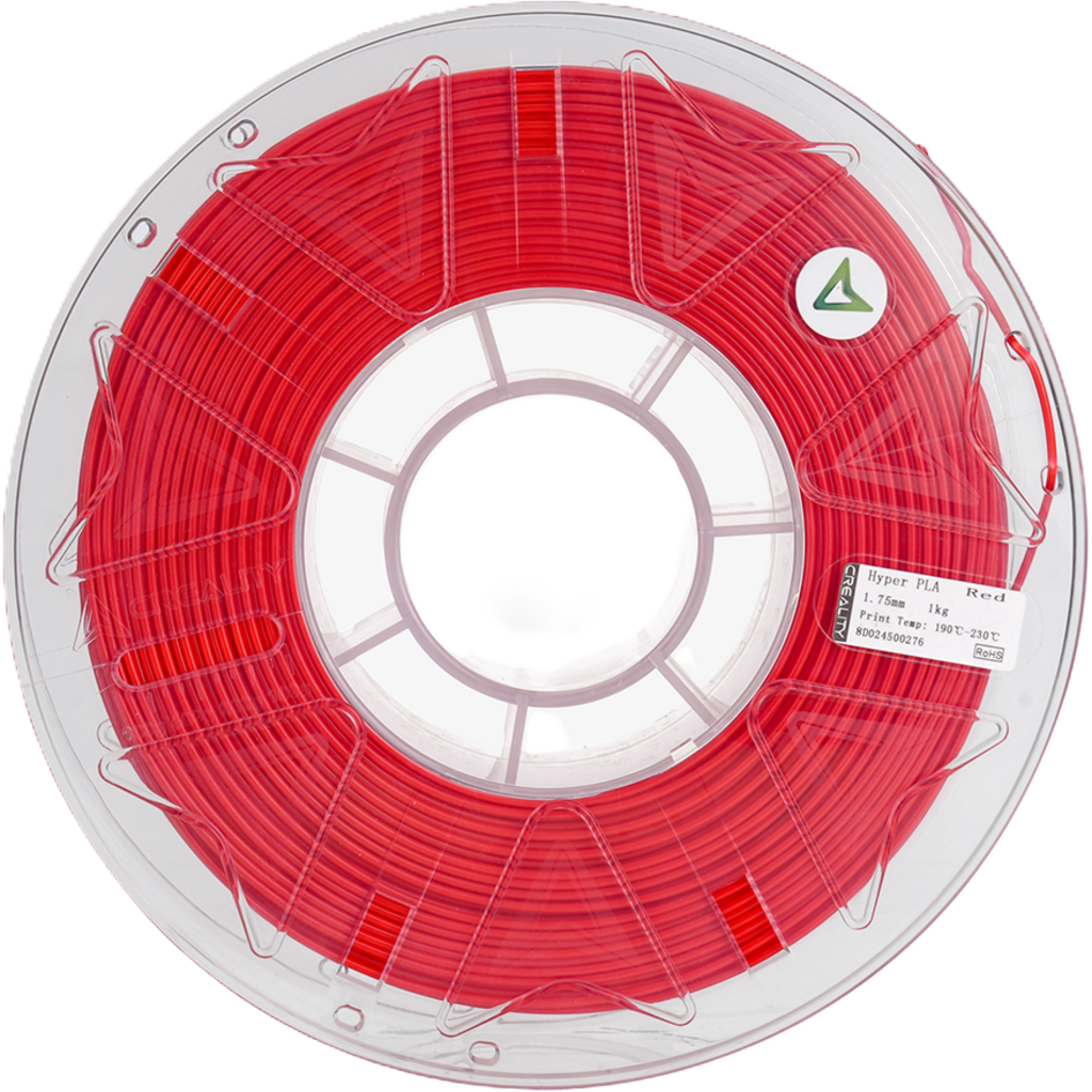 Creality  Hyper PLA RFID Red, 1,75 mm / 1000 g    Maximale Druckeffizienz mit RFID Erkennung in Rot