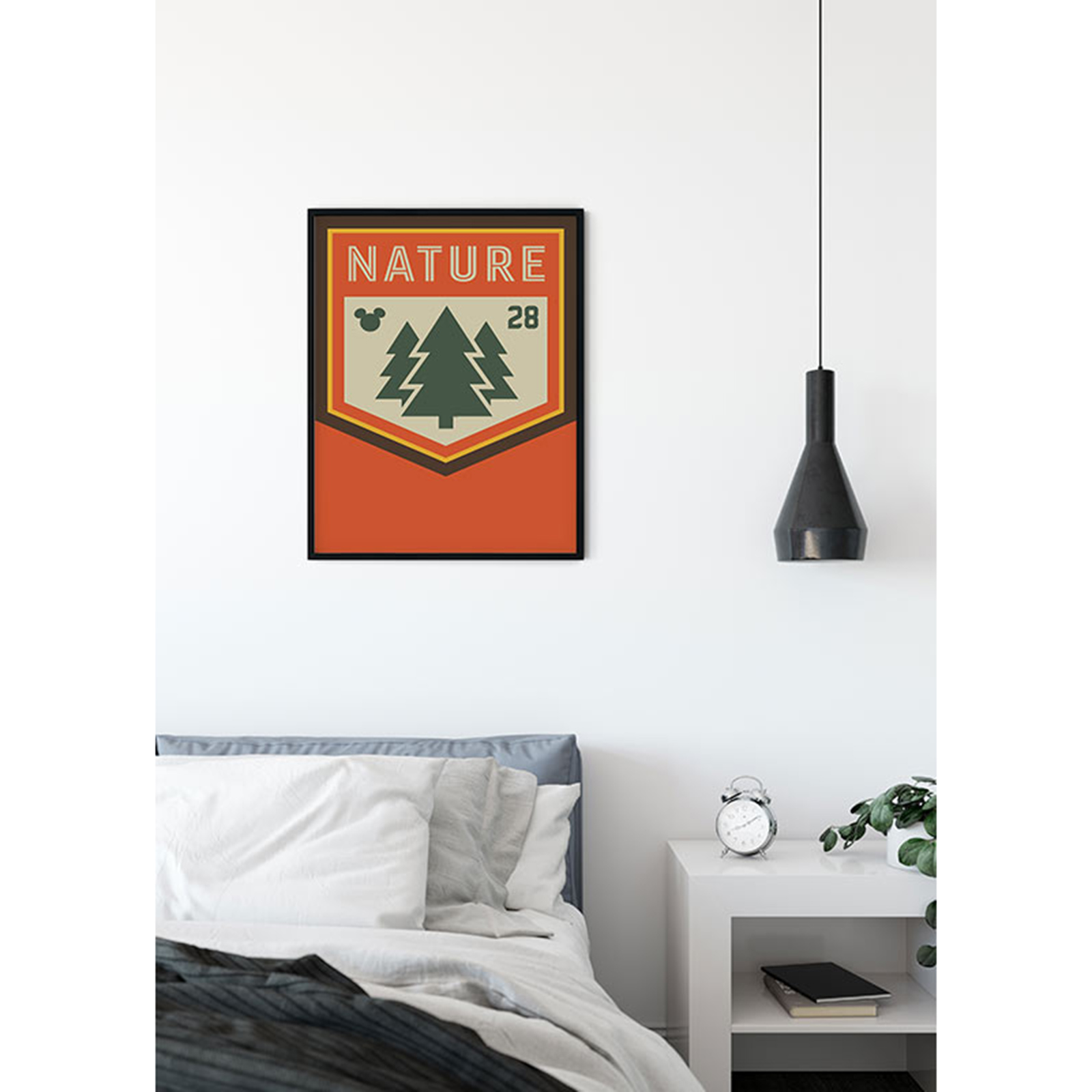 Wandbild MICKEY MOUSE NATURE - 50x70 cm
