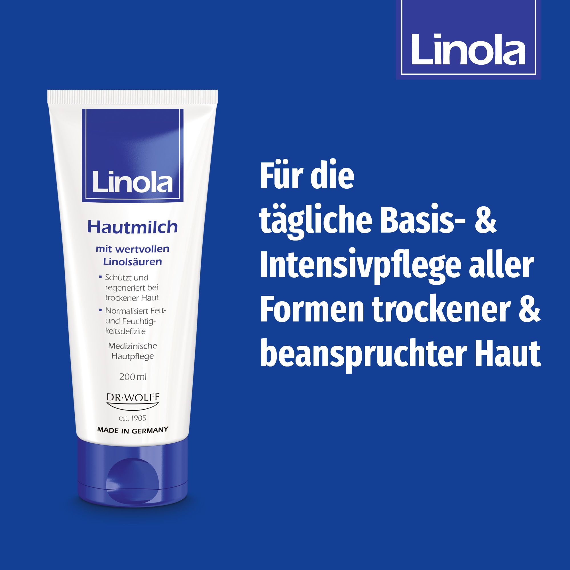 Linola Hautmilch - Körperlotion für sehr trockene Haut